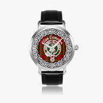 Cameron Scottish Clan Tartan Silver Automatic Watch Size 46mm