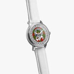Scottish Burnett Celtic Circle Silver Automatic Watch Size 46mm