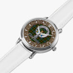 Scottish Bisset Celtic Circle Silver Automatic Watch Size 46mm