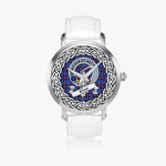 Eliot Scottish Clan Tartan Crest Badge Silver Automatic Watch Size 46mm