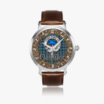 Scottish Weir Celtic Ring Silver Automatic Watch Size 46mm