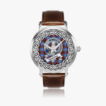 Spalding Scottish Clan Tartan Crest Badge Silver Automatic Watch Size 46mm