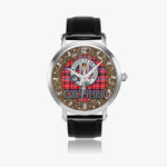 Scottish Preston Celtic Circle Silver Automatic Watch Size 46mm