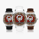 Scottish Grant Celtic Circle Silver Automatic Watch Size 46mm