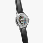 MacAndrew Scottish Clan Tartan Crest Badge Silver Automatic Watch Size 46mm