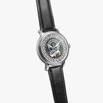 Craig Scottish Clan Tartan Crest Badge Silver Automatic Watch Size 46mm