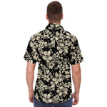 Men Hawaiian Shirt Club Surfing Longboard Logo Hibiscus Aloha Men Short Sleeve Shirt
