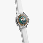 Scottish Urquhart Celtic Circle Silver Automatic Watch Size 46mm