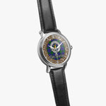 Scottish Strachan Celtic Ring Silver Automatic Watch Size 46mm