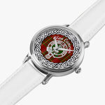 Cameron Scottish Clan Tartan Silver Automatic Watch Size 46mm