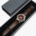 Scottish Wallace Celtic Circle Silver Automatic Watch Size 46mm
