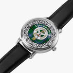 Henderson Scottish Clan Tartan Old Silver Automatic Watch Size 46mm