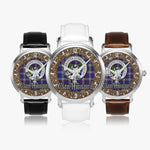 Scottish Kinnaird Celtic Circle Silver Automatic Watch Size 46mm