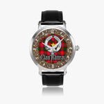 Scottish Rattray Celtic CIrcle Silver Automatic Watch Size 46mm