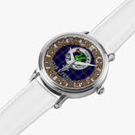 Scottish Crichton Celtic Circle Silver Automatic Watch Size 46mm