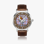 Scottish Boswell Celtic Circle Silver Automatic Watch Size 46mm