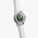 Scottish Blackadder Clan Tartan Crest Badge Silver Automatic Watch Size 46mm