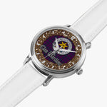 Scottish Wardlaw Celtic Circle Silver Automatic Watch Size 46mm