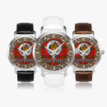 Scottish Munro Celtic Circle Silver Automatic Watch Size 46mm