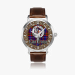 Scottish Trotter Celtic Ring Silver Automatic Watch Size 46mm