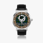 Scottish MacKie Celtic Circle Silver Automatic Watch Size 46mm