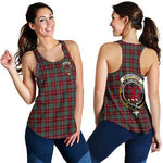 Scottish Crawford Modern Clan Tartan Tank Top Women's - Crest Classic