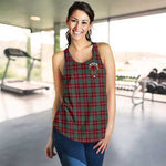 Scottish Crawford Modern Clan Tartan Tank Top Women's - Crest Classic