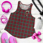 Scottish Crawford Modern Clan Tartan Tank Top Women's - Crest Classic