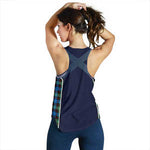 Scottish Guthrie Ancient Clan Scottish Crest and Scottish Thistle Sport Tartan Womens Tank Top