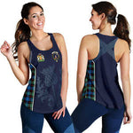 Scottish Guthrie Ancient Clan Scottish Crest and Scottish Thistle Sport Tartan Womens Tank Top