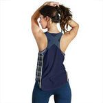 Scottish Colquhoun Dress Clan Scottish Crest and Scottish Thistle Sport Tartan Womens Tank Top