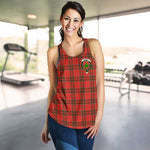 Scottish Grant Weathered Clan Tartan Tank Top Women's - Crest Classic