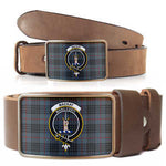 Scottish Mackay Blue 01 Clan Tartan Belt Buckles - Classic