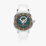 Scottish Shaw Celtic Circle Silver Automatic Watch Size 46mm