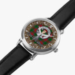 Scottish McCulloch Celtic Circle Silver Automatic Watch Size 46mm