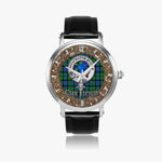 Scottish Forsyth Celtic Circle Silver Automatic Watch Size 46mm