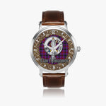 Scottish Montgomery Celtic Circle Silver Automatic Watch Size 46mm