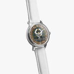 Scottish MacLellan Celtic Circle Silver Automatic Watch Size 46mm
