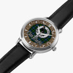 Scottish MacKie Celtic Circle Silver Automatic Watch Size 46mm