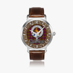 Scottish Gow Celtic Circle Silver Automatic Watch Size 46mm