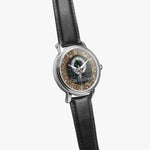 Scottish MacDonell Celtic Circle Silver Automatic Watch Size 46mm