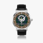 Scottish Matheson Celtic Circle Silver Automatic Watch Size 46mm