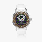 Scottish MacDonell Celtic Circle Silver Automatic Watch Size 46mm