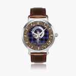 Scottish Dunlop Celtic Circle Silver Automatic Watch Size 46mm