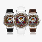 Scottish Gow Celtic Circle Silver Automatic Watch Size 46mm