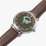 Scottish Muirhead Celtic Circle Silver Automatic Watch Size 46mm