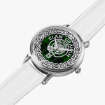 Scottish Graham Modern Clan Tartan Crest Badge Silver Automatic Watch Size 46mm