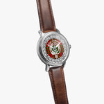 Cameron Scottish Clan Tartan Silver Automatic Watch Size 46mm