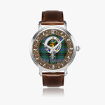 Scottish Davidson Celtic Circle  Silver Automatic Watch Size 46mm