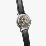 Scottish Bell Celtic Circle Silver Automatic Watch Size 46mm
